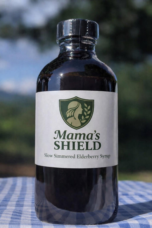 Slow Simmered Elderberry Syrup